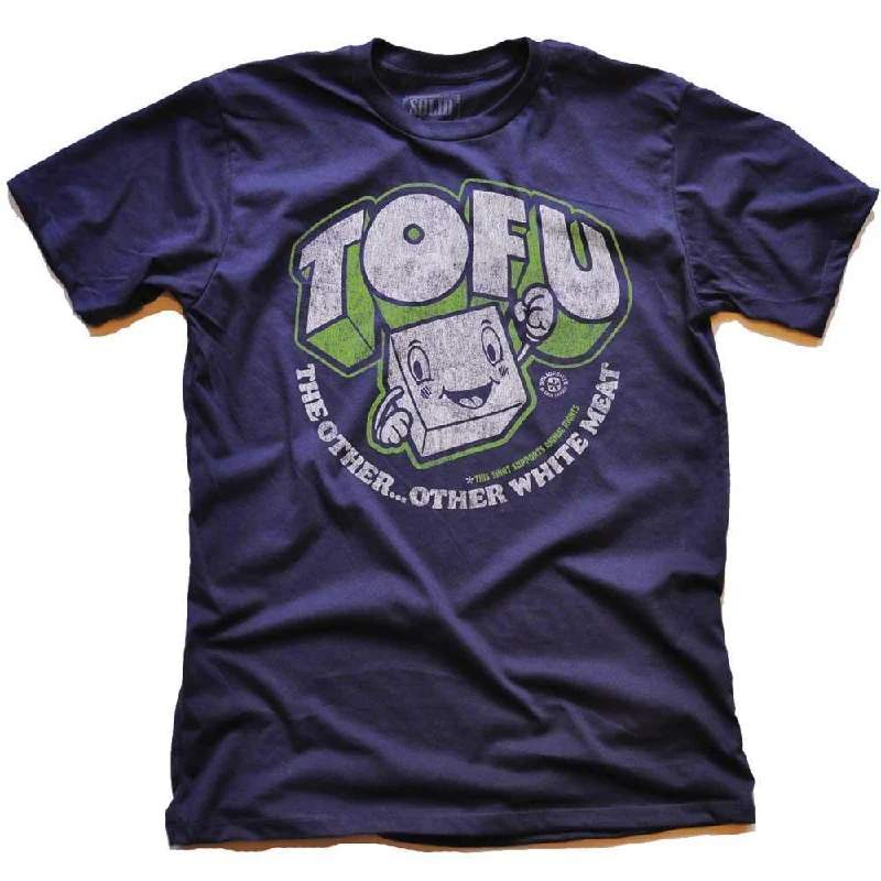 Men's casual wear t-shirt-Tofu, The Other Other White Meat T-shirt | Supports Animal Rights