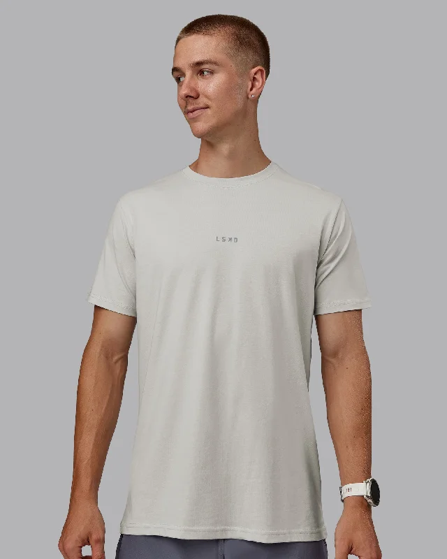 Men's artist t-shirt-Base FLXCotton Tee - Digital Mist