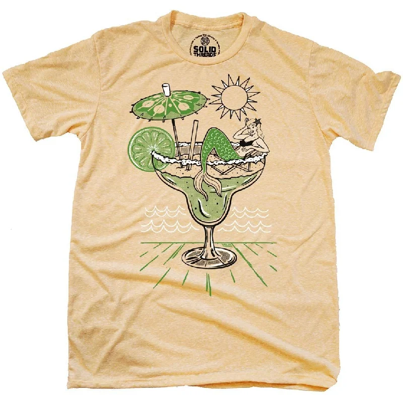 Men's graphic t-shirt-Margarita Mermaid T-shirt