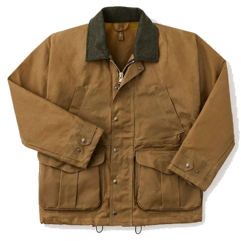 Men's lightweight softshell jacket-Filson Tin Cloth Field Jacket Dark Tan