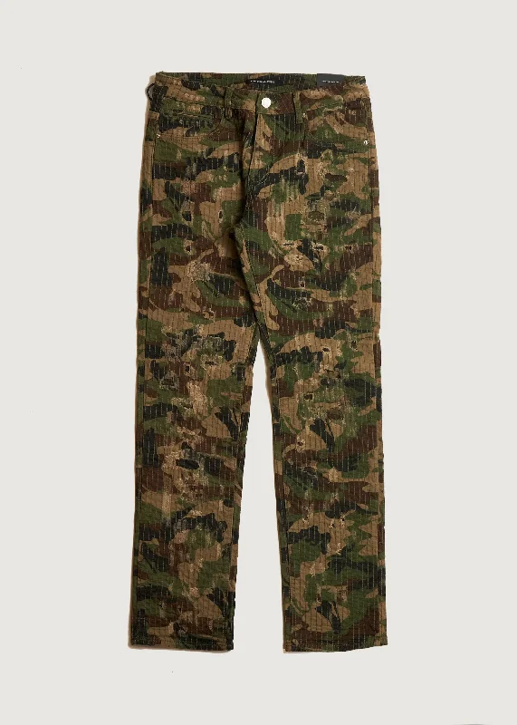 Men's eco-friendly travel wear pants-Ryan Denim (Camo)