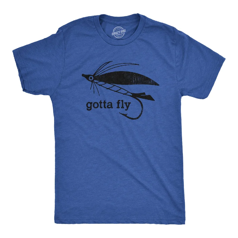 Men's nerd t-shirt-Gotta Fly Men's T Shirt