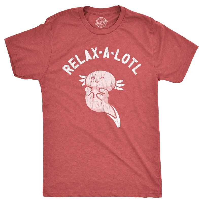 Men's cool t-shirt-Relax A Lotl Men's T Shirt