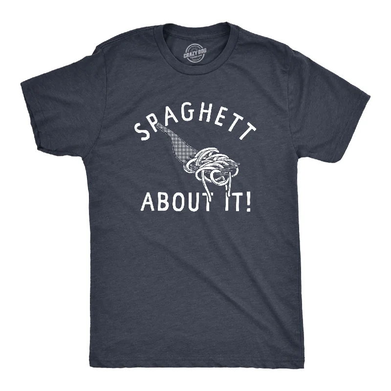 Men's patterned t-shirt-Spaghett About It Men's T Shirt