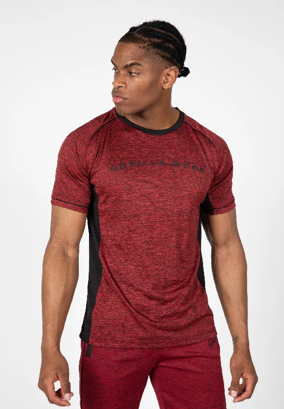 Men's essential t-shirt-Fremont T-Shirt - Burgundy/Black