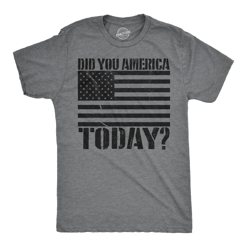 Men's muscle t-shirt-Did You America Today? Men's T Shirt