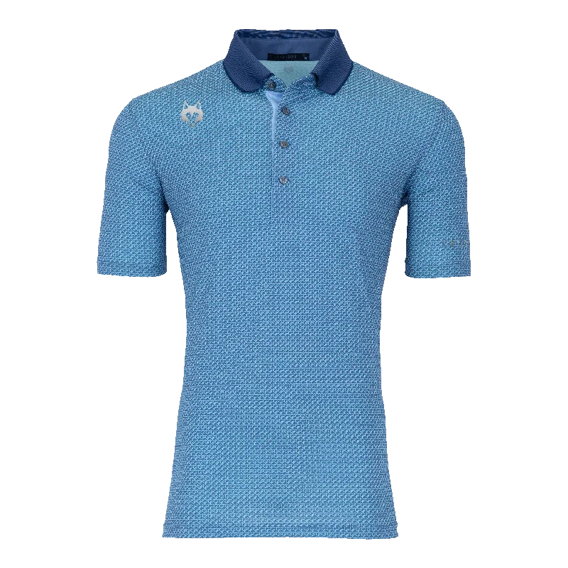 Men's sporty office polo shirt-Players Club Chain Linked Polo