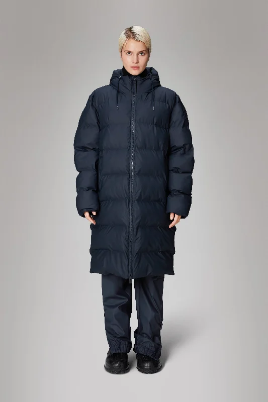 Men's gym-ready trench coat-Alta Longer Puffer Jacket