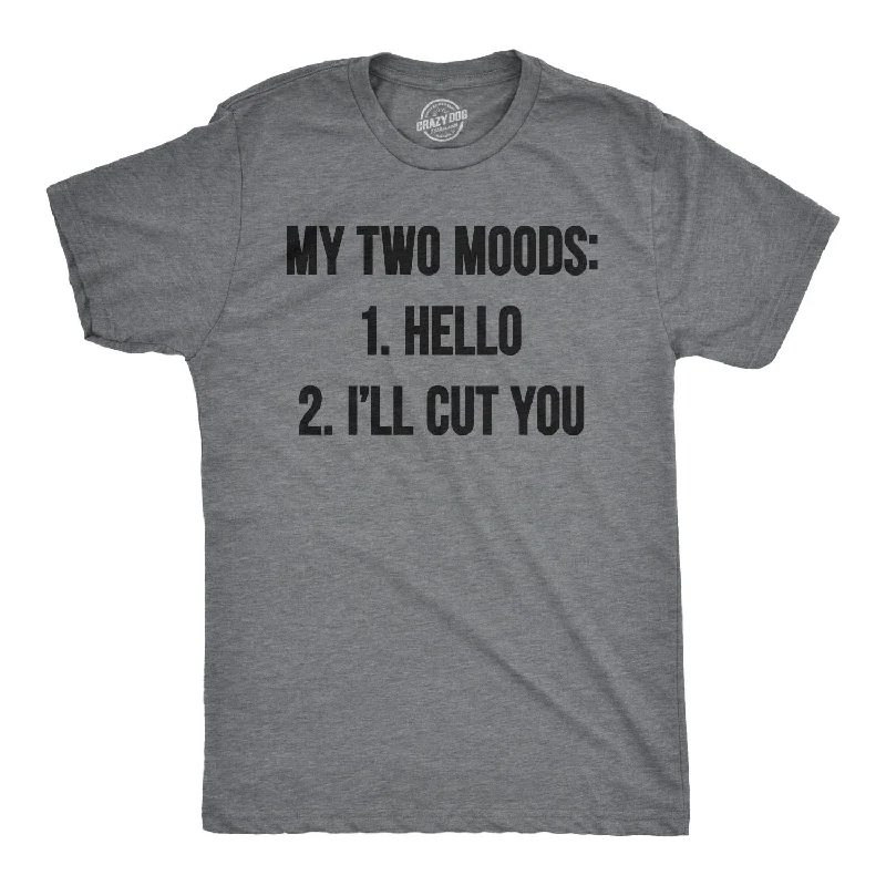 Men's collegiate t-shirt-My Two Moods Men's T Shirt