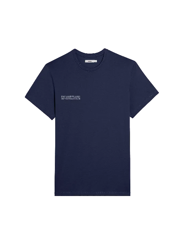 Men's fair trade t-shirt-Mens 365 Midweight T-shirt—Navy Blue