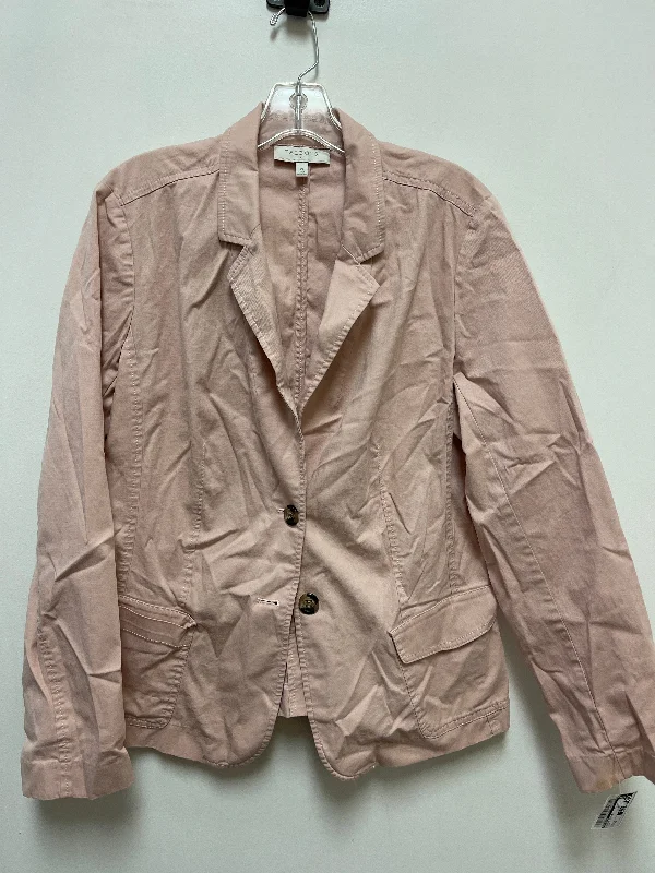 Men's adaptable raincoat-Jacket Other By Talbots In Pink, Size: Xl