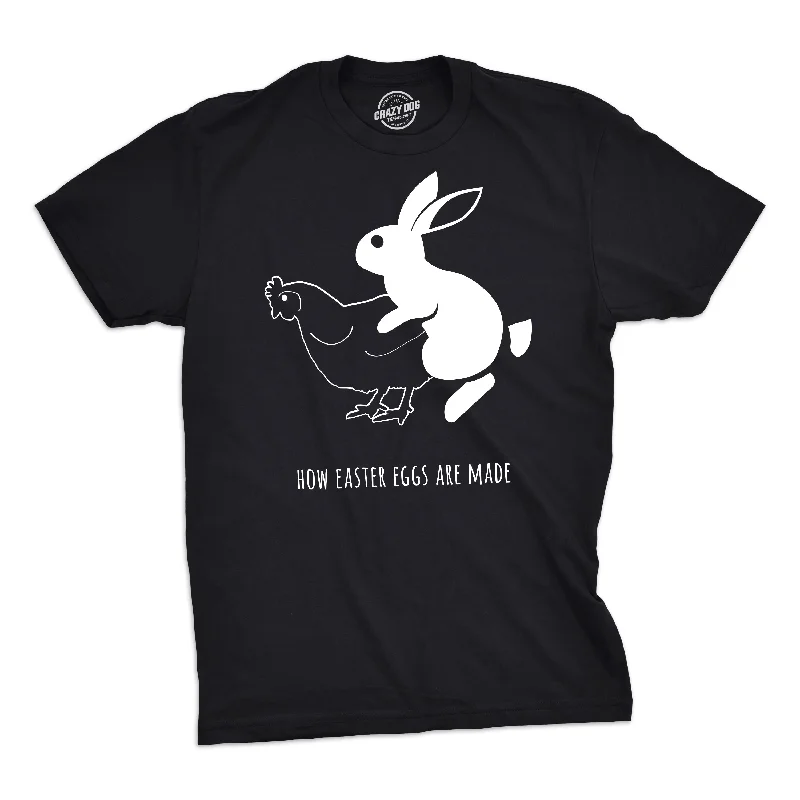 Men's sleeveless t-shirt-How Easter Eggs Are Made Men's T Shirt