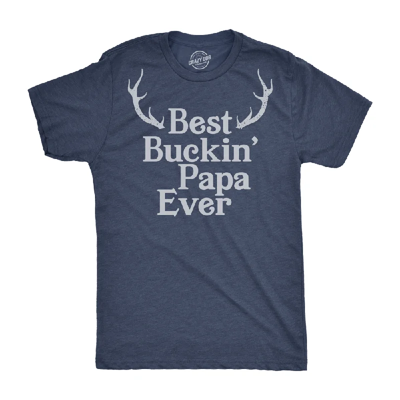 Men's organic t-shirt-Best Buckin Papa Men's T Shirt