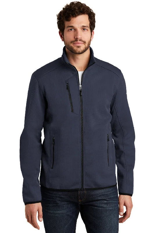 Men's comfortable field coat-Eddie Bauer Mens Dash Pill Resistant Full Zip Jacket - River Navy Blue