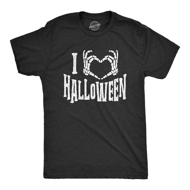 Men's geek t-shirt-I Heart Halloween Men's T Shirt