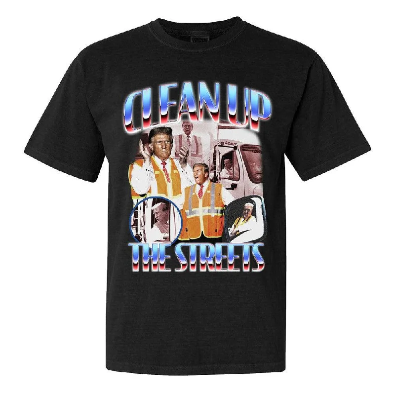 Men's dressy t-shirt-Clean Up The Streets Tee