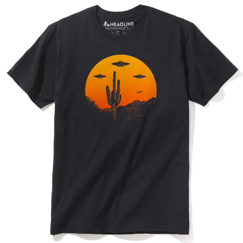 Men's nerd t-shirt-UFO Country T-Shirt