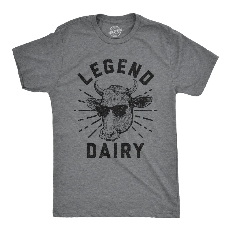 Men's sci-fi t-shirt-Legend Dairy Men's T Shirt