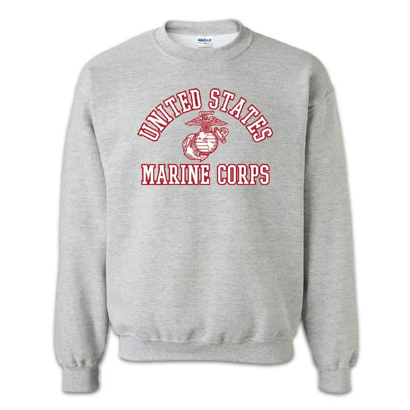 Men's football sweatshirt-Collegiate USMC Sweatshirt