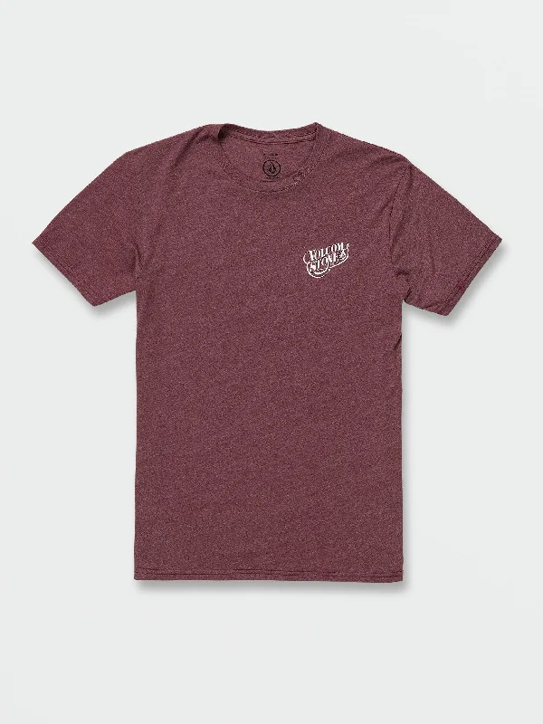 Men's novelty t-shirt-Harvester Short Sleeve Tee - Port Heather