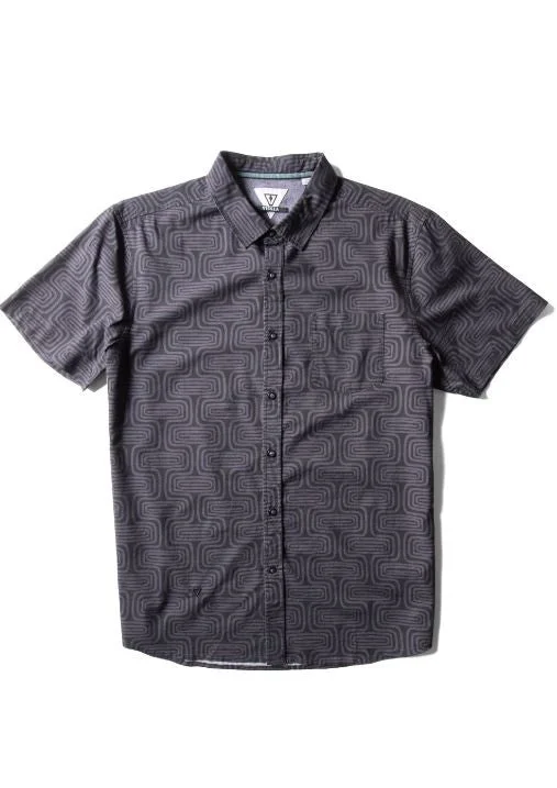 Men's performance dress wear shirt-Vissla Short Sleeve Men's Woven Shirts