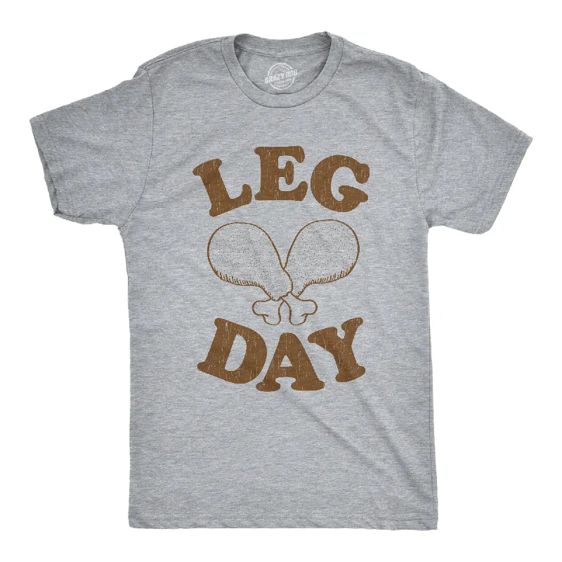 Men's oversized t-shirt-Leg Day Men's T Shirt