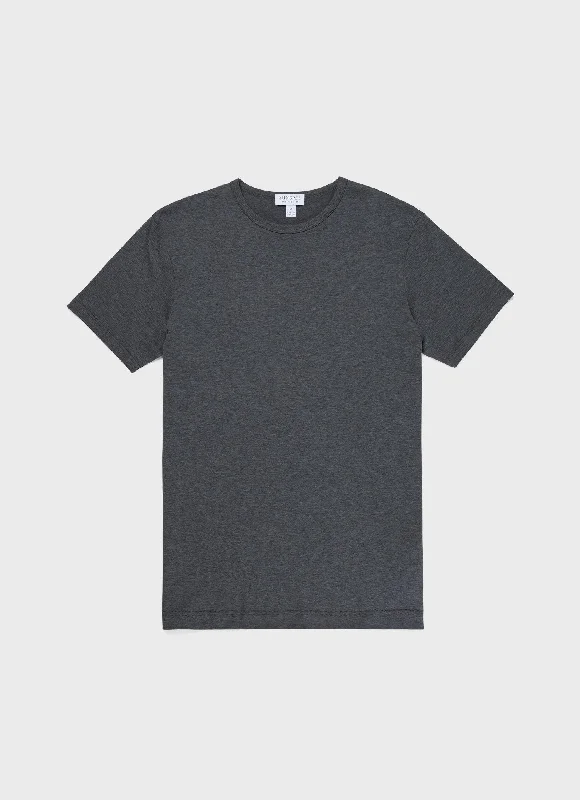 Men's skate t-shirt-Men's Classic T-shirt in Charcoal Melange