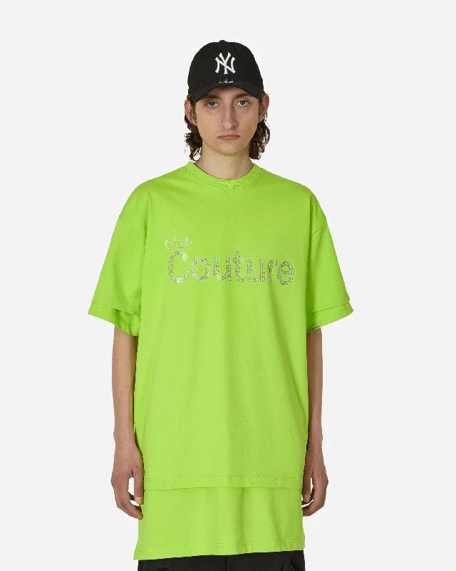 Men's band t-shirt-Club Couture 2 Pack Boxy & Tall T-Shirt Acid Green