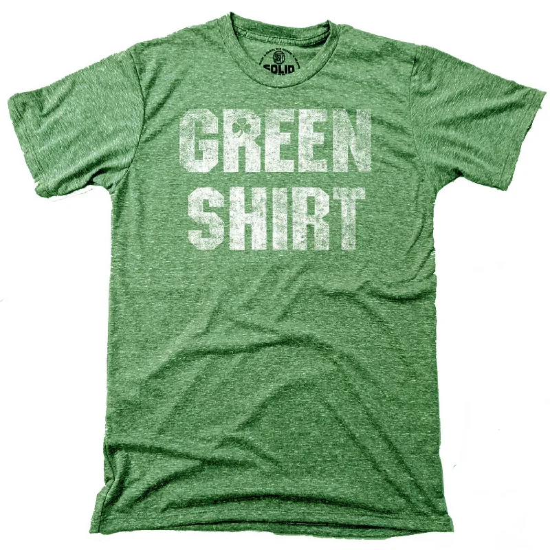 Men's gym t-shirt-Green Shirt T-Shirt