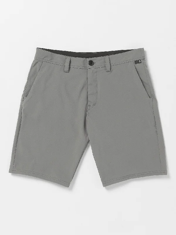 Men's weather-resistant hiking shorts-Frickin Cross Shred Shorts - Pewter