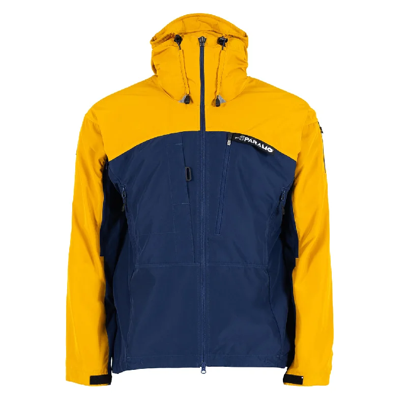 Men's sustainable fleece coat-Paramo Enduro Windproof Jacket Midnight / Gold