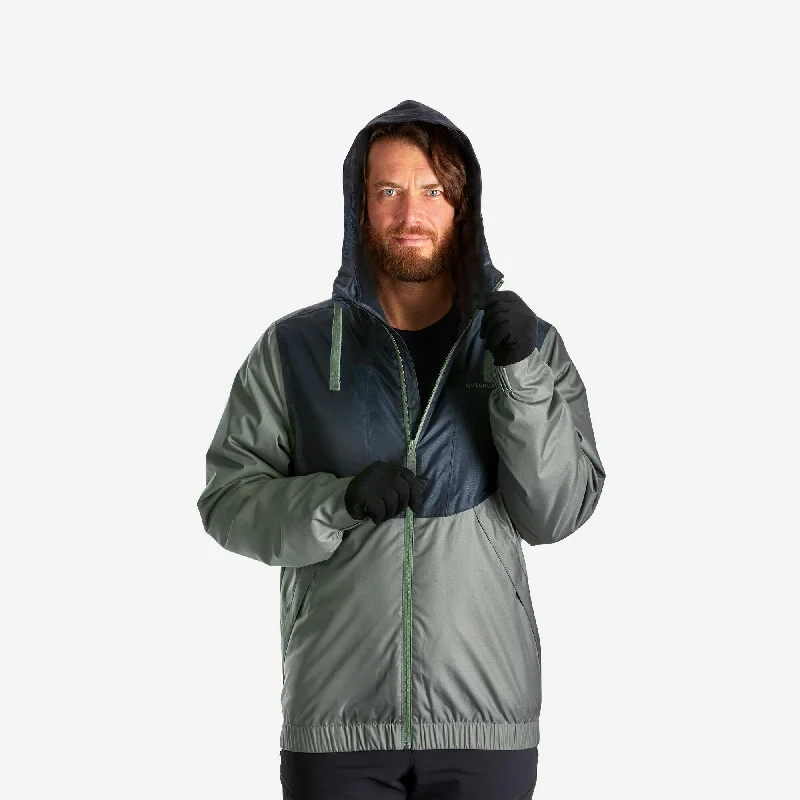 Men's versatile raincoat-Quechua Men's SH100 Waterproof Winter Jacket