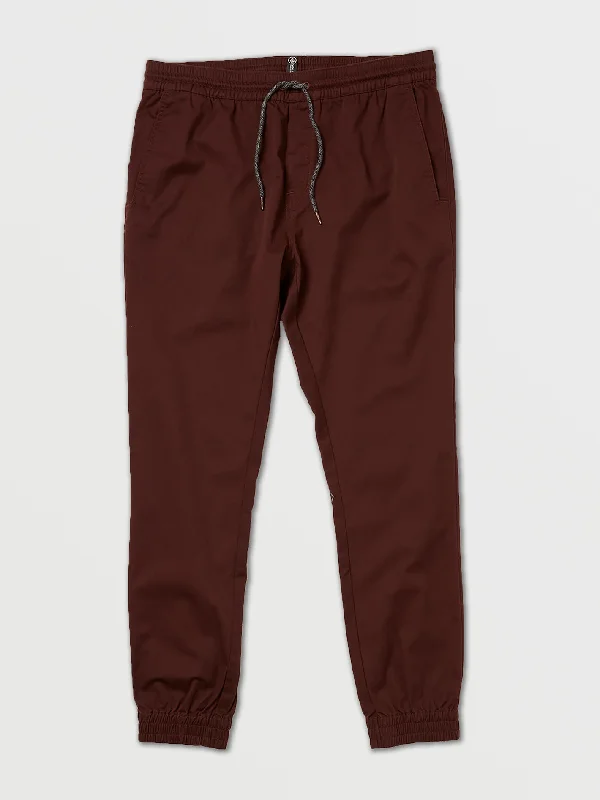 Men's high-performance workwear pants-Frickin Slim Jogger Pants - Plum