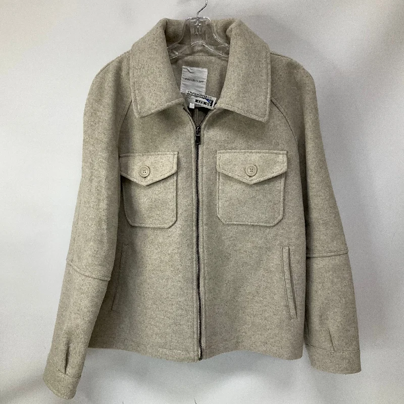 Men's fashion-forward field coat-Jacket Other By Avec Les Filles In Beige, Size: L