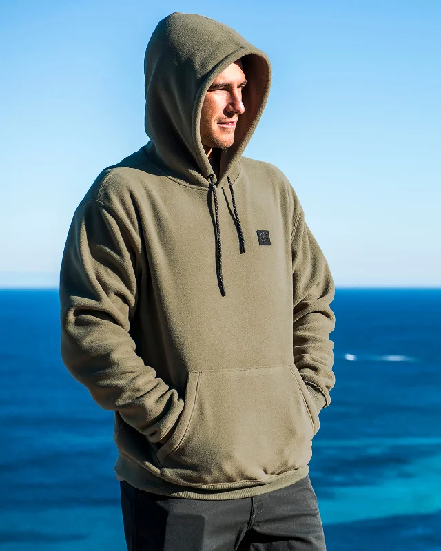 Men's ultra-light hoodie-Second Trip Pullover Hoodie - Thyme Green