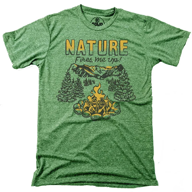 Men's artist t-shirt-Nature Fires Me Up T-shirt