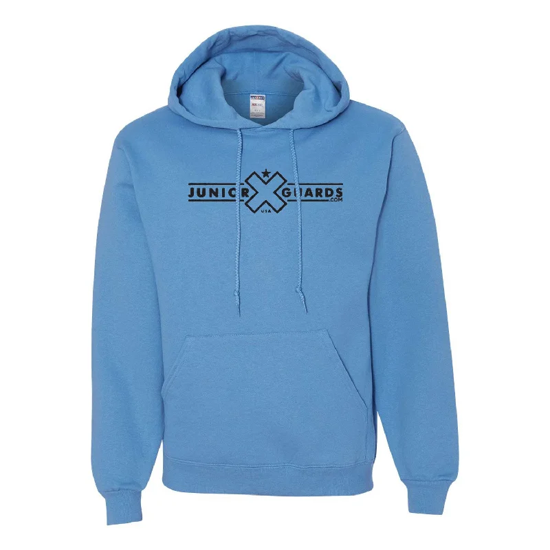 Men's sustainable hoodie-Jr. Guards Bar Logo Hooded Pullover Sweatshirt