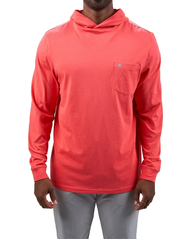 Men's relaxed fit hoodie-Luxe Tee Hoodie