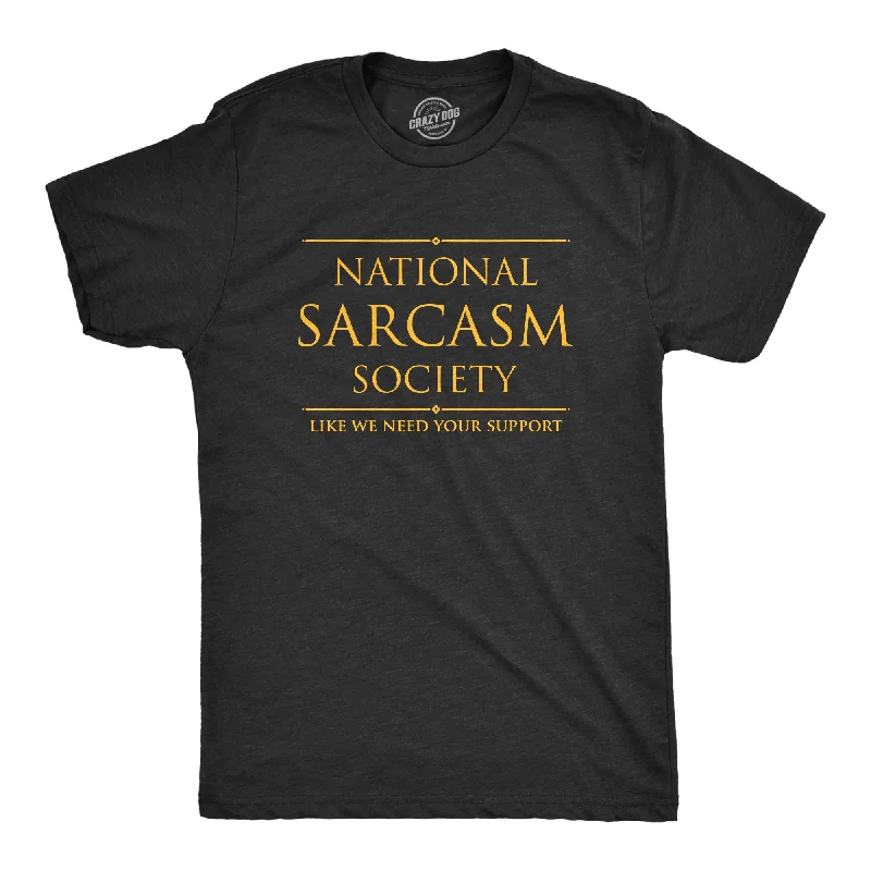 Men's polo t-shirt-National Sarcasm Society Men's T Shirt