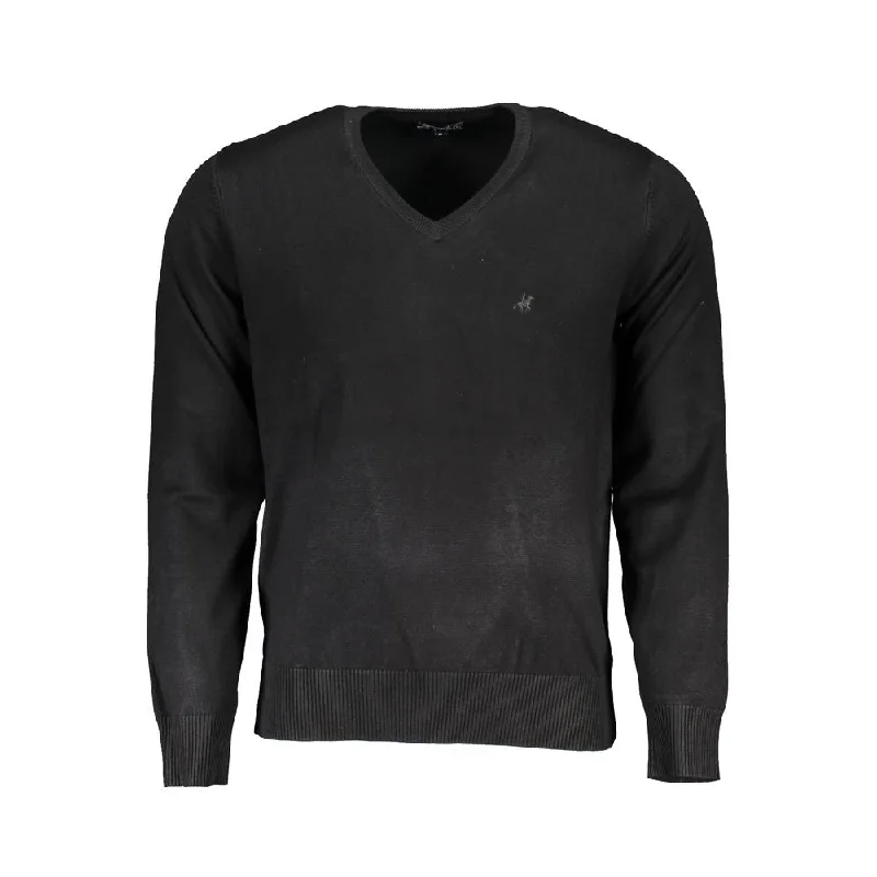 Men's classic sweater-U.S. Grand Polo Nylon Men's Sweater