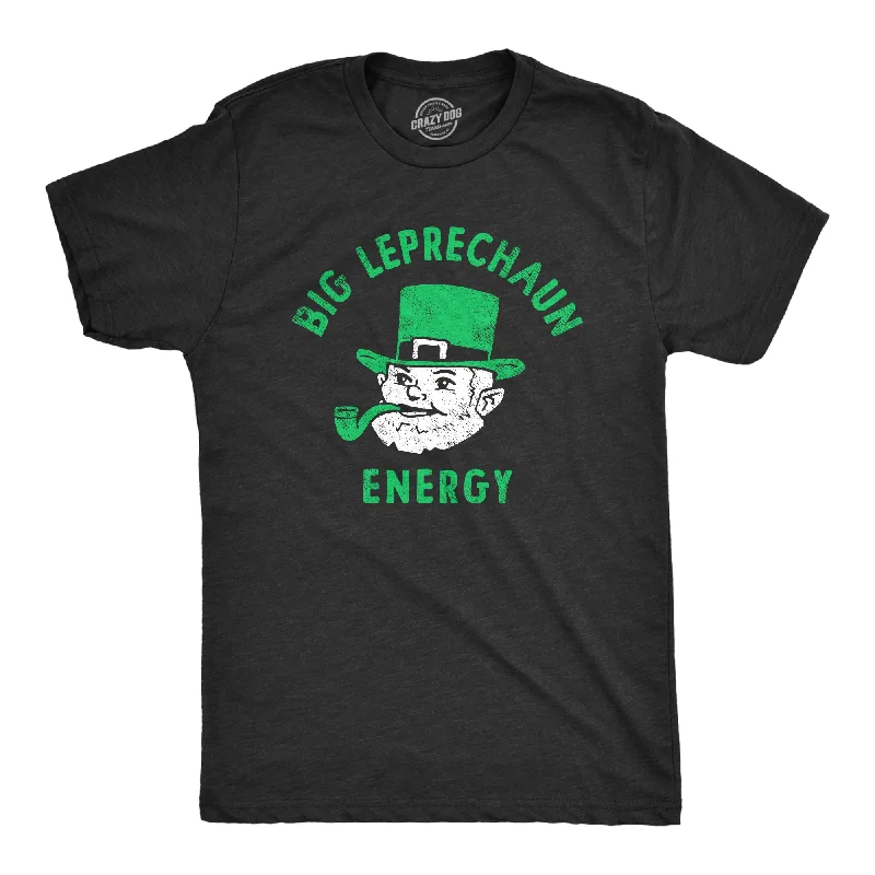 Men's polyester t-shirt-Big Leprechaun Energy Men's T Shirt