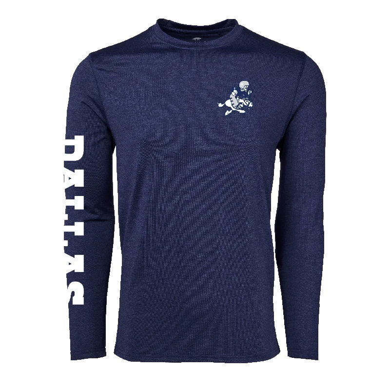 Men's solid color t-shirt-Dallas Cowboys Tradition Guide Long Sleeve Tee