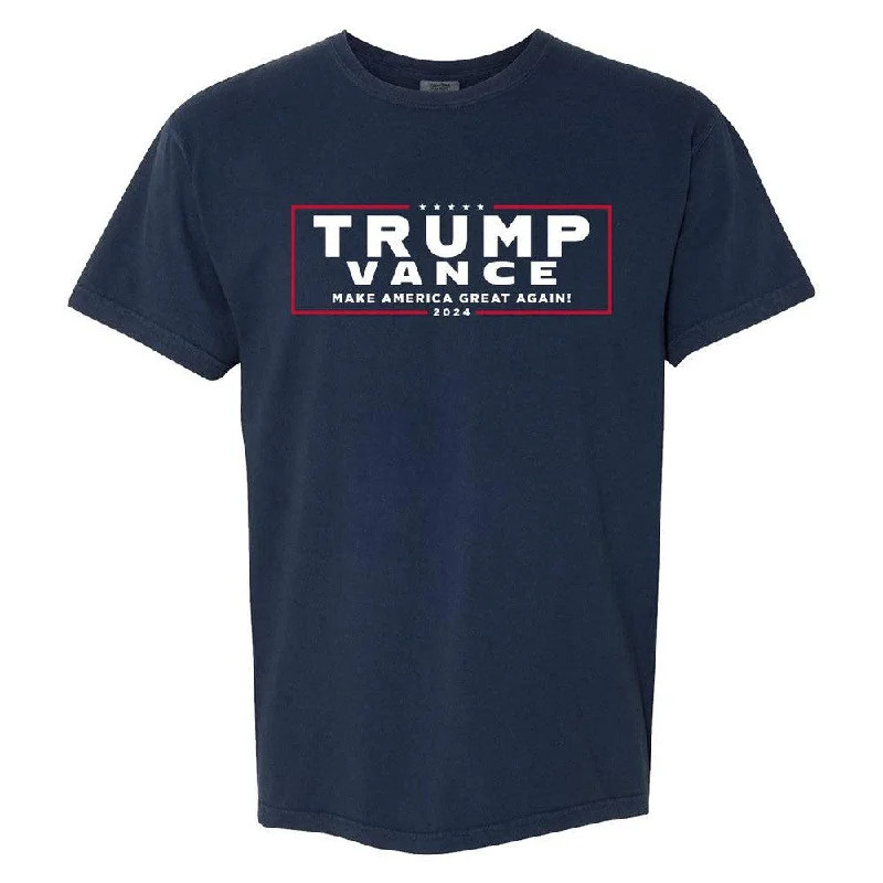 Men's plain t-shirt-Trump Vance 24 Tee