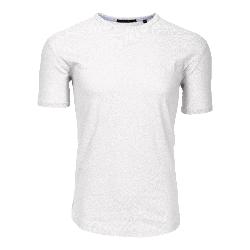 Men's polo t-shirt-Alpha Slub Tee (Arctic)