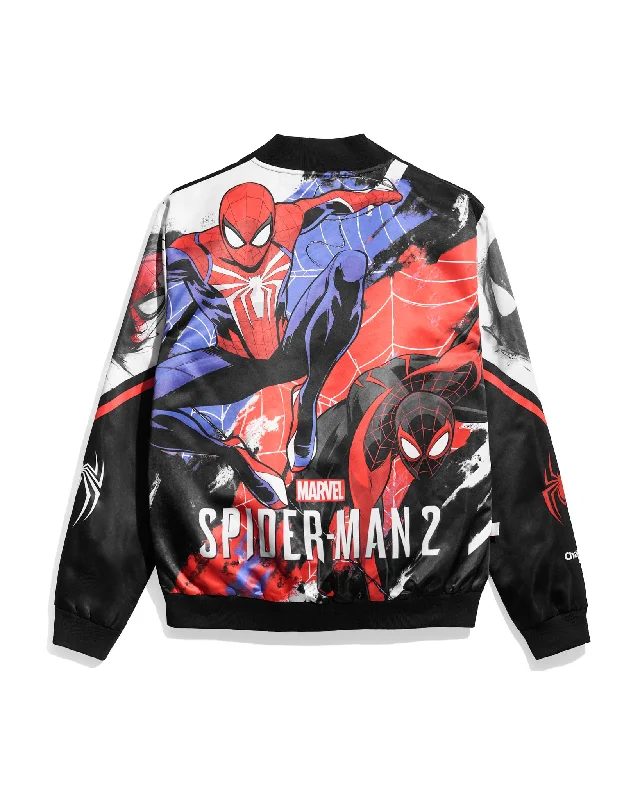 Men's sustainable fleece coat-Spider-Man 2 Fanimation Jacket