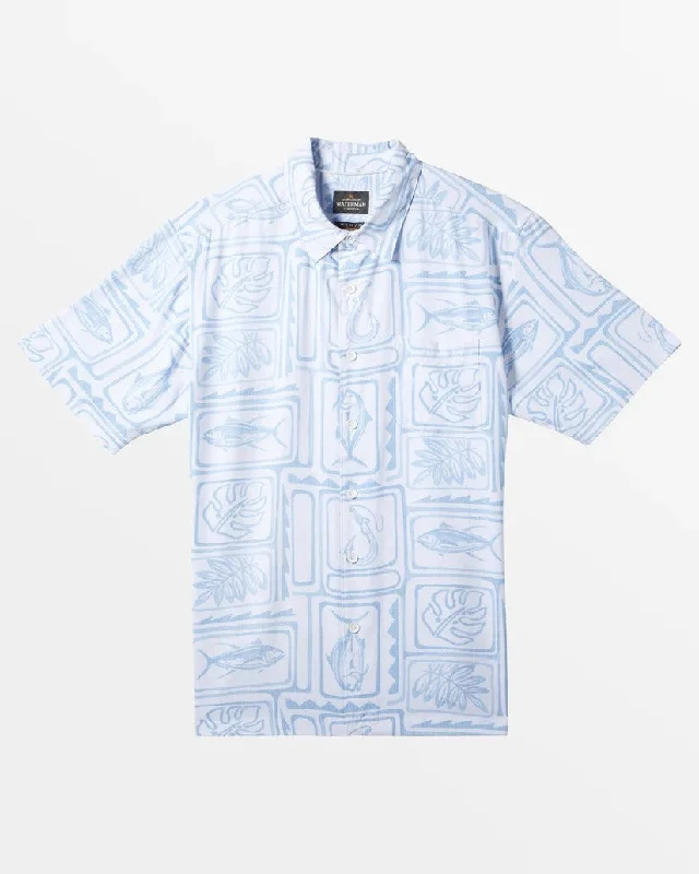 Men's organic dress shirt-Quiksilver Short Sleeve Men's Woven Shirts