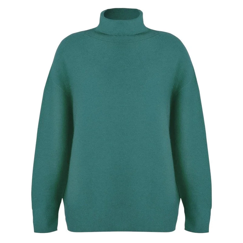 Men's organic casual polo shirt-Zoie Classic Polo Neck in Petrol