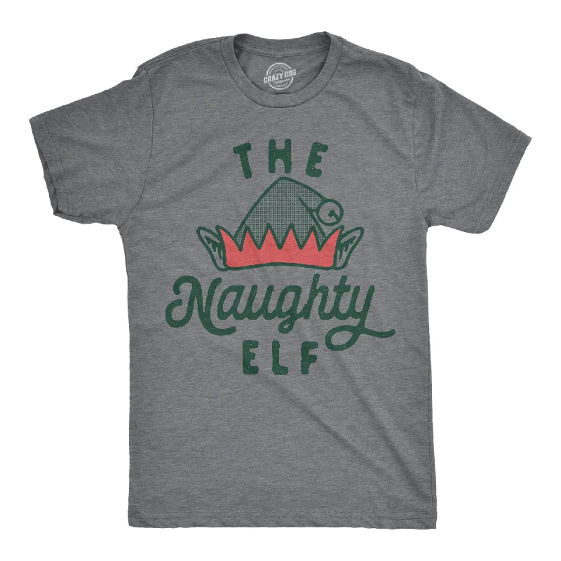 Men's artist t-shirt-The Naughty Elf Men's T Shirt