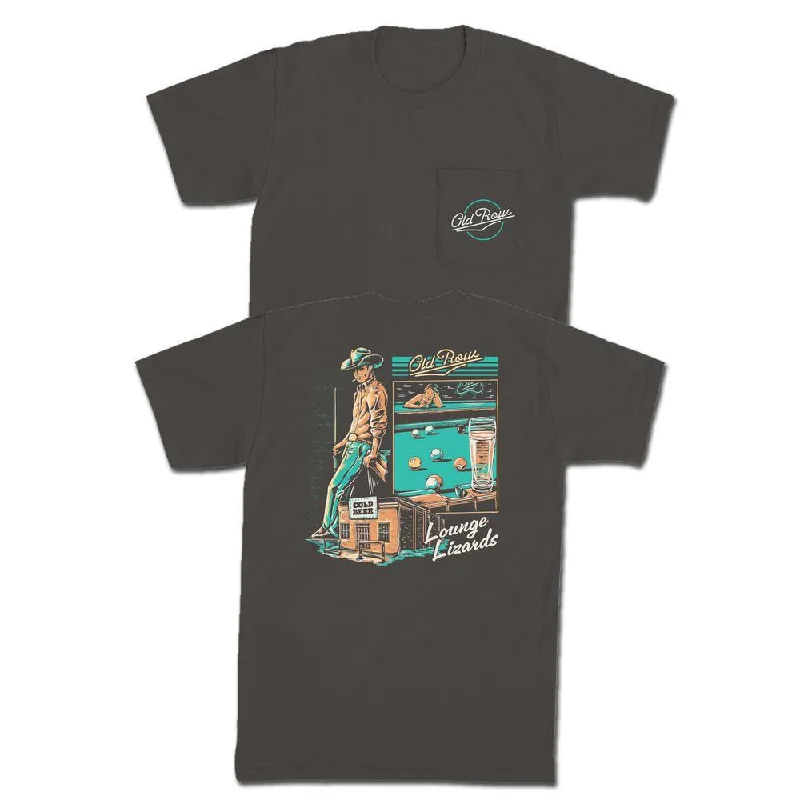 Men's cool t-shirt-The Lounge Lizards Pocket Tee