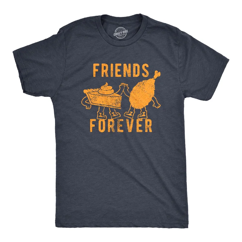 Men's camping t-shirt-Friends Forever Men's T Shirt